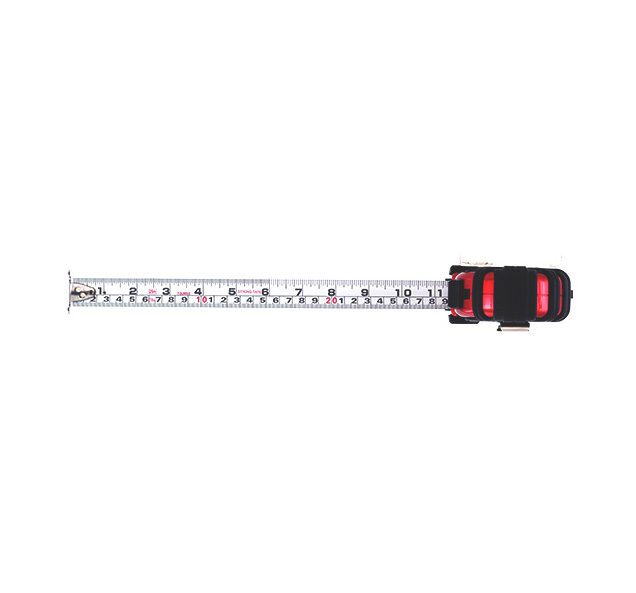 Tajima GS-MC25/7.5MBW GS-LOCK™ HORNED MAGNETIC HOOK COMPATIBLE CLIP Tape Measure - 25 ft /7.5 m - Edmondson Supply