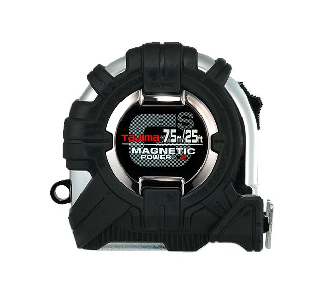 Tajima GS-SC25/7.5MBW GS-LOCK™ MAGNETIC POWER x2 COMPATIBLE CLIP Tape Measure - 25 ft / 7.5 m - Edmondson Supply