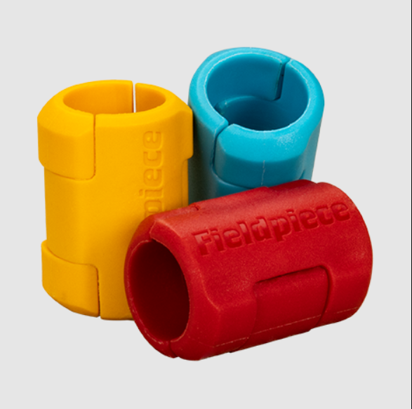 Fieldpiece HR3L 1/4″ Low Loss Valves Hose Set – 3 Pack - Edmondson Supply