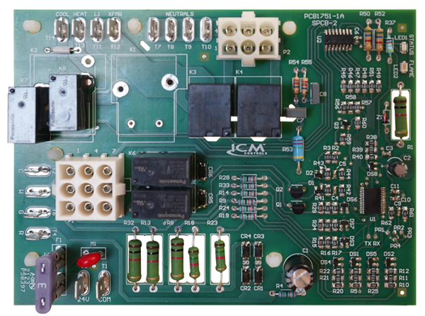 ICM Controls ICM2820 Furnace Control Board - Replacement for Nordyne 1021575R - Edmondson Supply