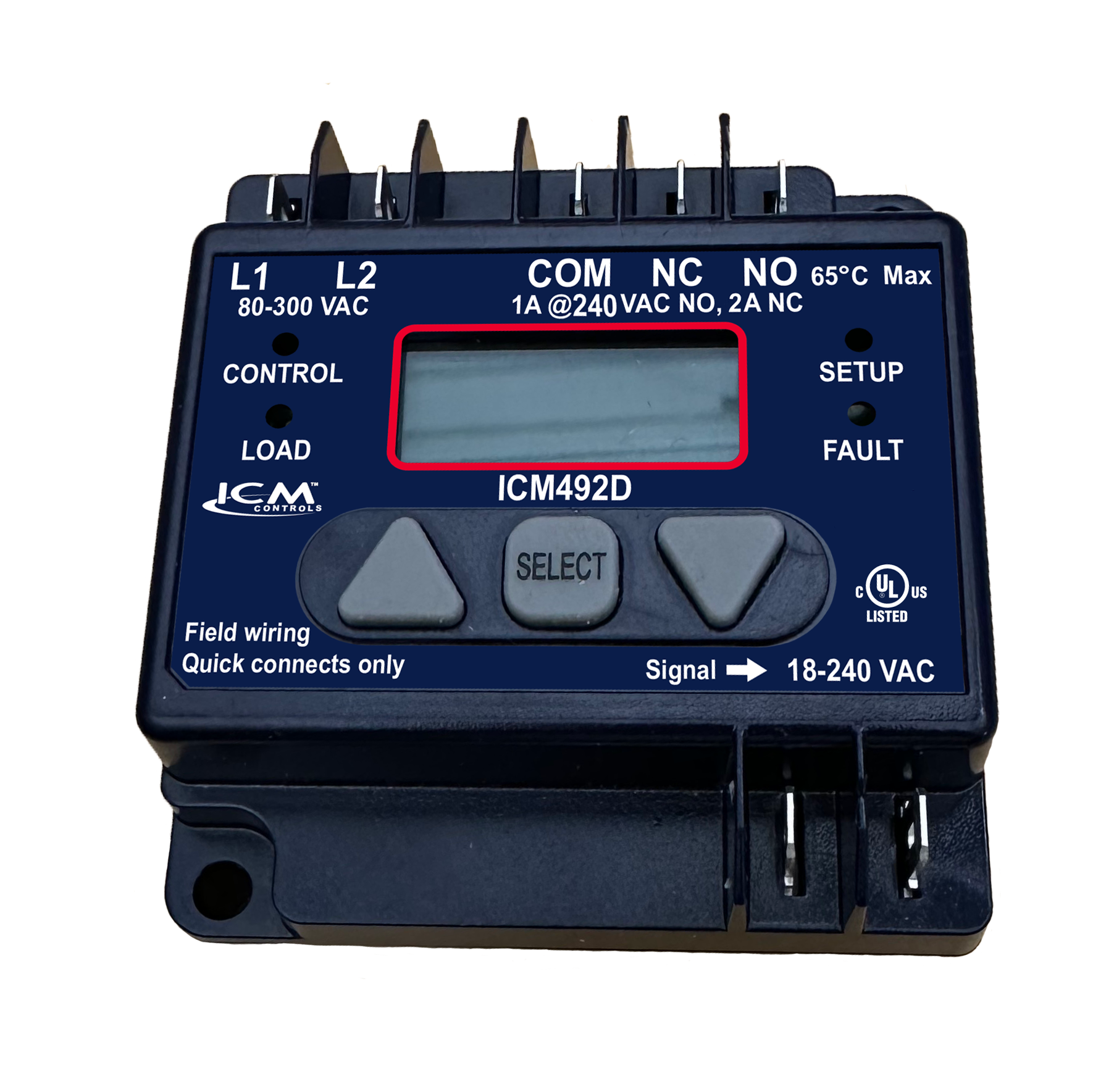ICM Controls ICM492D Single Phase Line Voltage Monitor 80-300V Input - Edmondson Supply