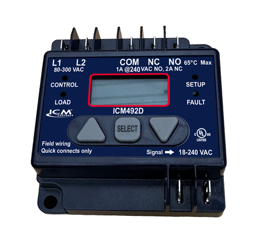 ICM Controls ICM492D Single Phase Line Voltage Monitor 80-300V Input - Edmondson Supply