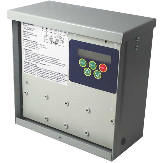 ICM Controls ICM493 Single Phase Line Voltage Monitor with Surge Protection - Edmondson Supply