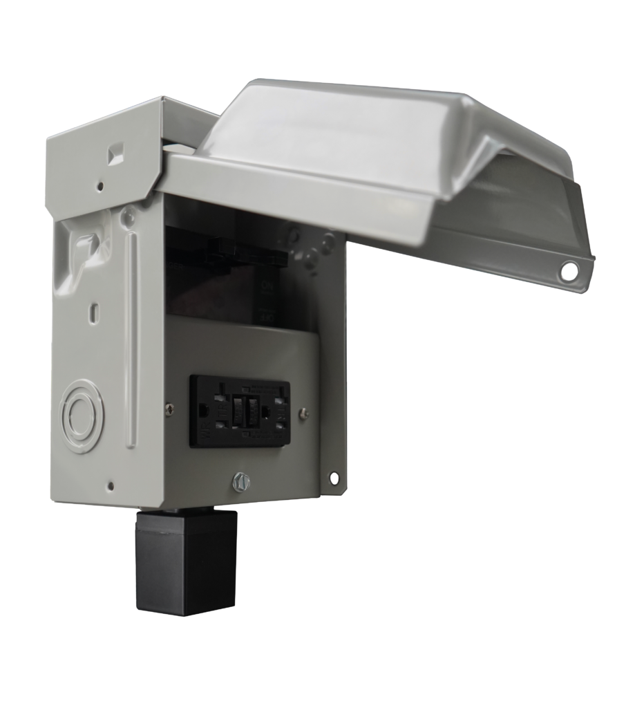 ICM Controls ICM497 Disconnect with GFCI Receptacle and External, Replaceable Surge Protector - Edmondson Supply