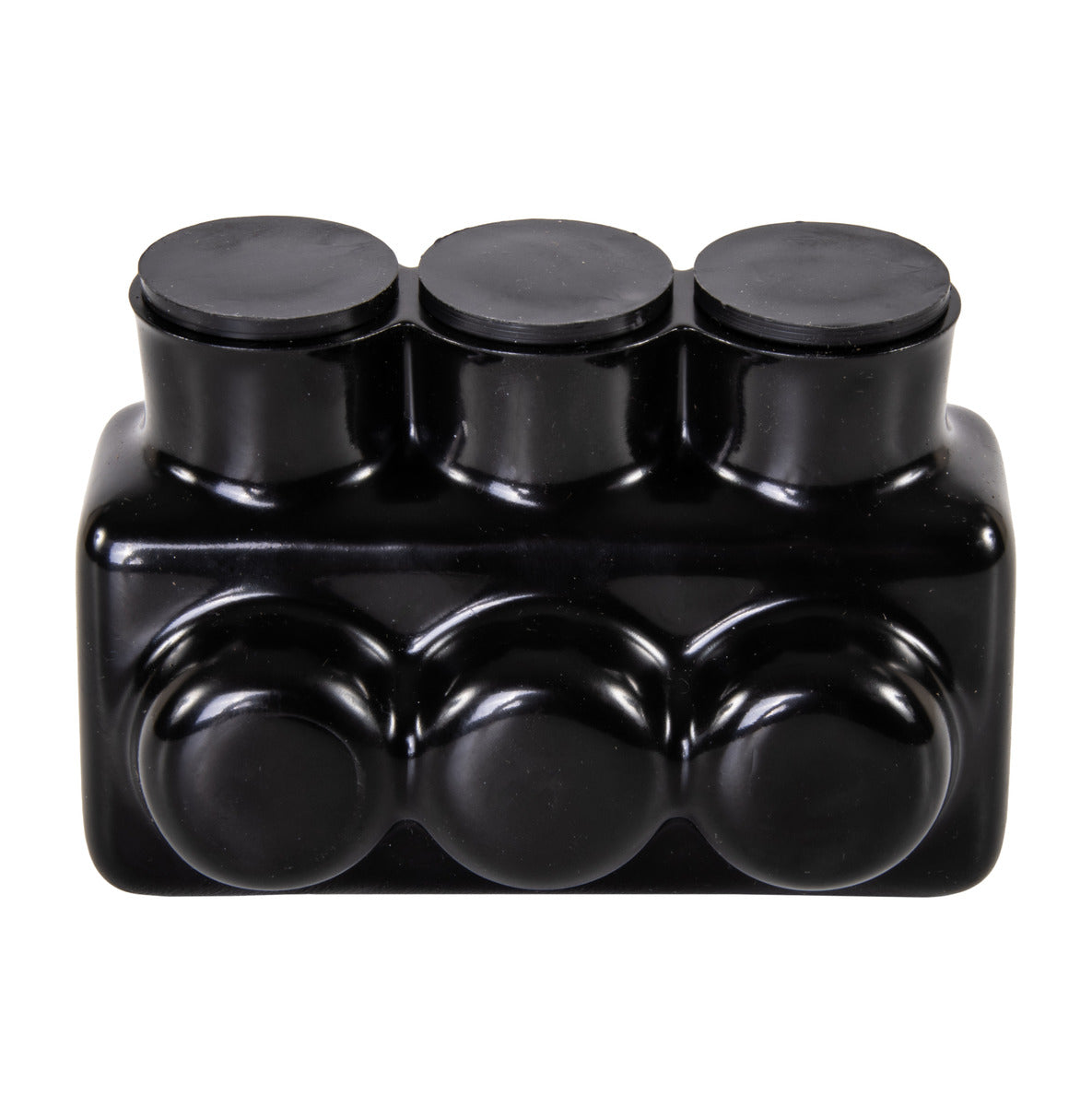 NSI Polaris IPL1/0-3 3-Port Black Multi-Tap Pre-Insulated Connector, 1/0-14 Gauge - Edmondson Supply