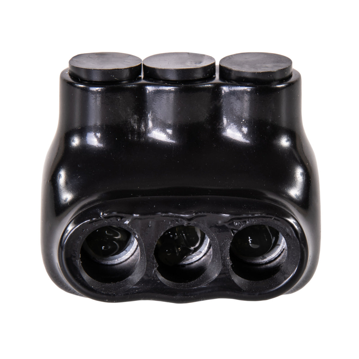 NSI IPL4-3 3-Port Black Multi-Tap Pre-Insulated Connector, 4-14 Gauge - Edmondson Supply