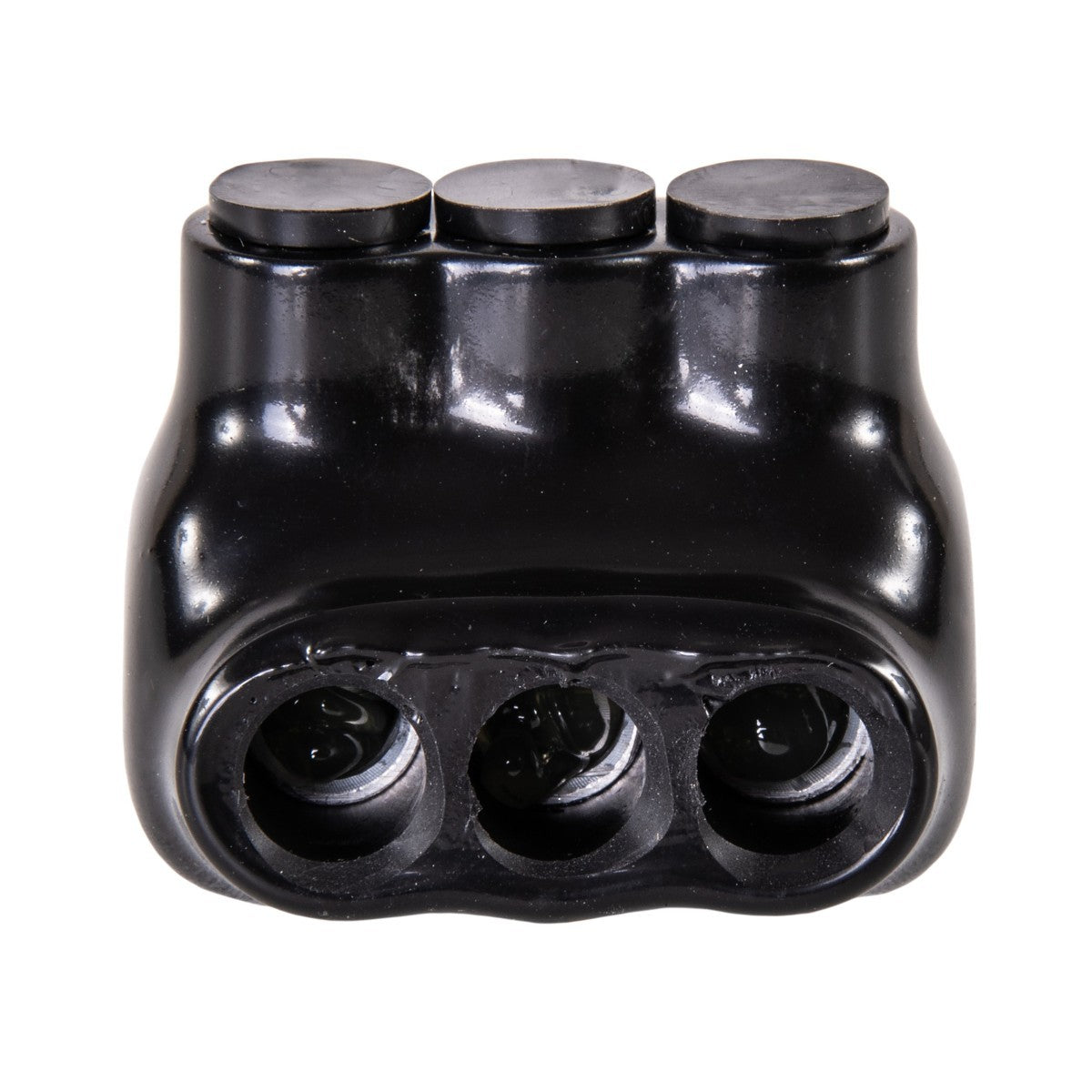 NSI IPL4-3B Polaris 3-Port Black Multi-Tap Pre-Insulated Connector, 4 AWG -14 AWG - Edmondson Supply