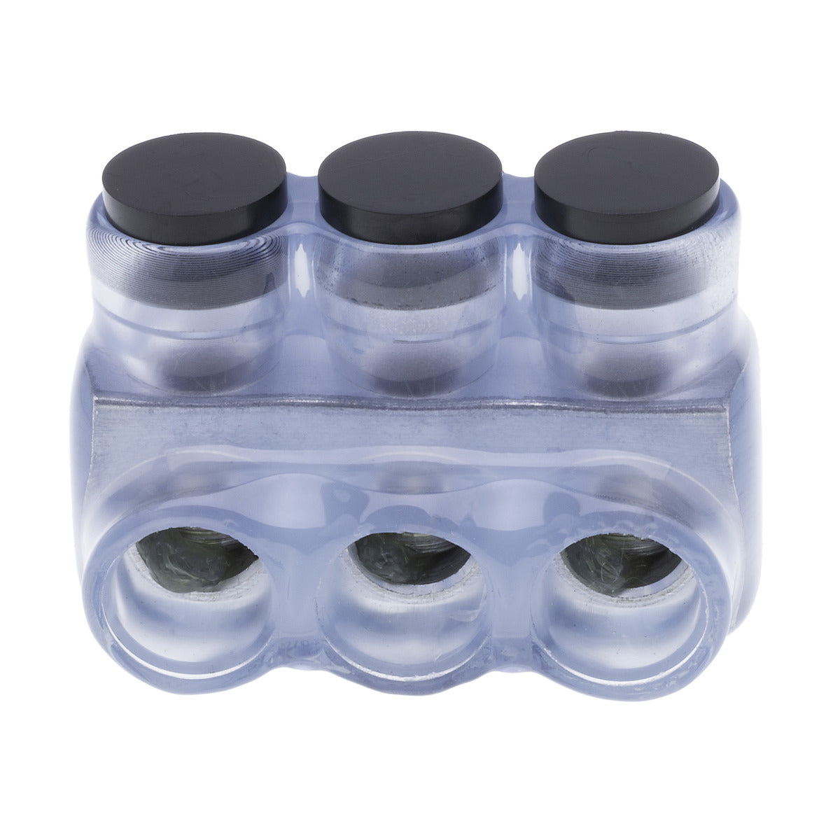NSI IPLD1/0-3C 3-Port Clear Multi-Tap Pre-Insulated Connector, 1/0 AWG - 14 AWG - Edmondson Supply