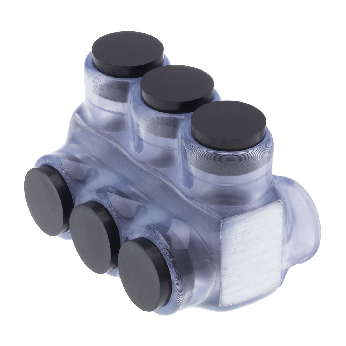 NSI IPLD1/0-3C 3-Port Clear Multi-Tap Pre-Insulated Connector, 1/0 AWG - 14 AWG - Edmondson Supply