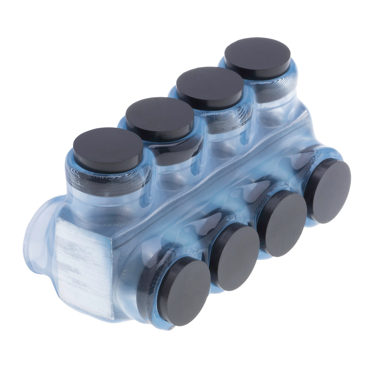 NSI IPLD1/0-4CB Polaris 4-Port Clear Multi-Tap Pre-Insulated Connector, 4-14 Gauge - Edmondson Supply