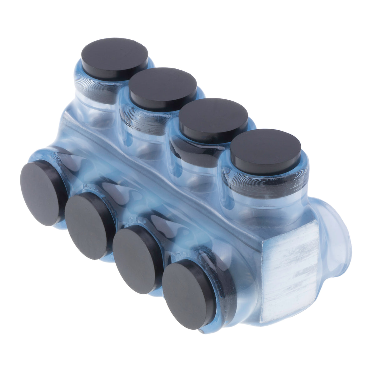 NSI IPLD1/0-4CB Polaris 4-Port Clear Multi-Tap Pre-Insulated Connector, 4-14 Gauge - Edmondson Supply