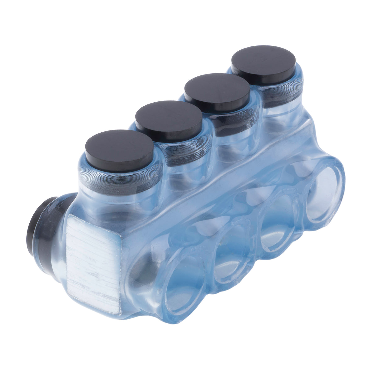 NSI IPLD1/0-4CB Polaris 4-Port Clear Multi-Tap Pre-Insulated Connector, 4-14 Gauge - Edmondson Supply