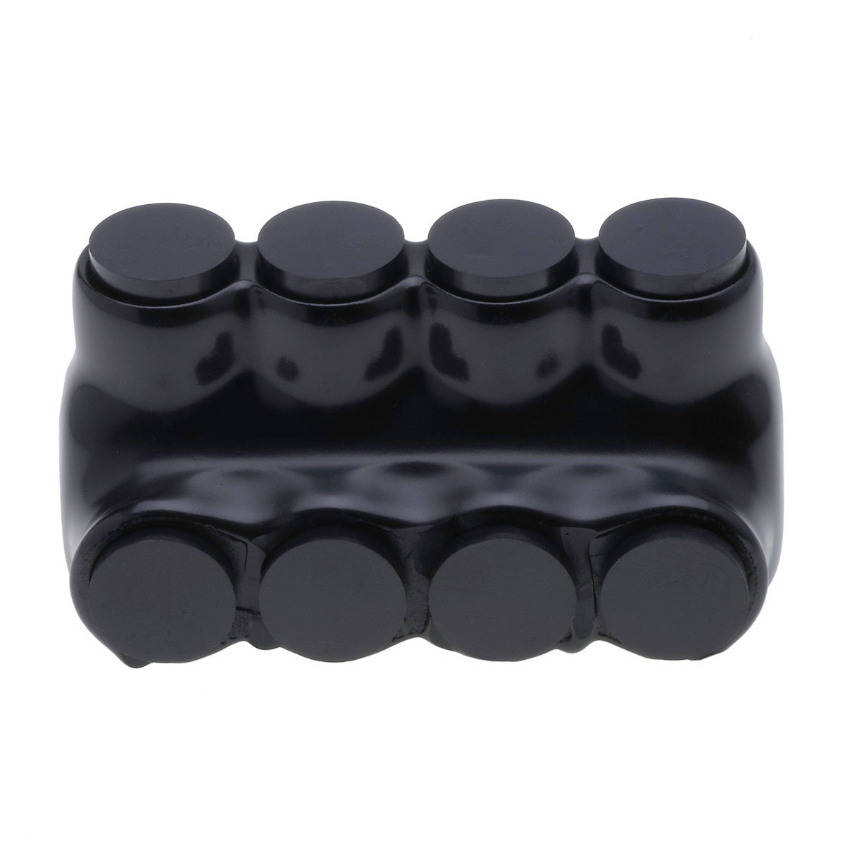 NSI IPLD1/0-4B Polaris 4-Port Black Multi-Tap Pre-Insulated Connector, 1/0 AWG - 14 AWG (Dual-Sided Entry) - Edmondson Supply