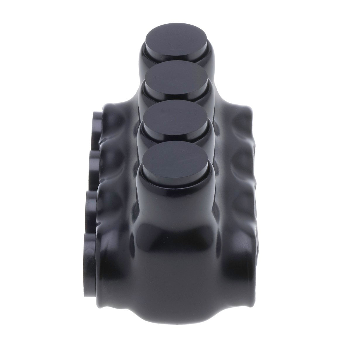 NSI IPLD1/0-4B Polaris 4-Port Black Multi-Tap Pre-Insulated Connector, 1/0 AWG - 14 AWG (Dual-Sided Entry) - Edmondson Supply
