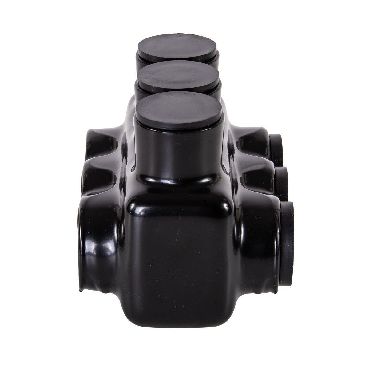 NSI IPLD250-3B Polaris 3-Port Black Multi-Tap Pre-Insulated Connector, 250 MCM - 6 AWG (Dual-Sided Entry) - Edmondson Supply