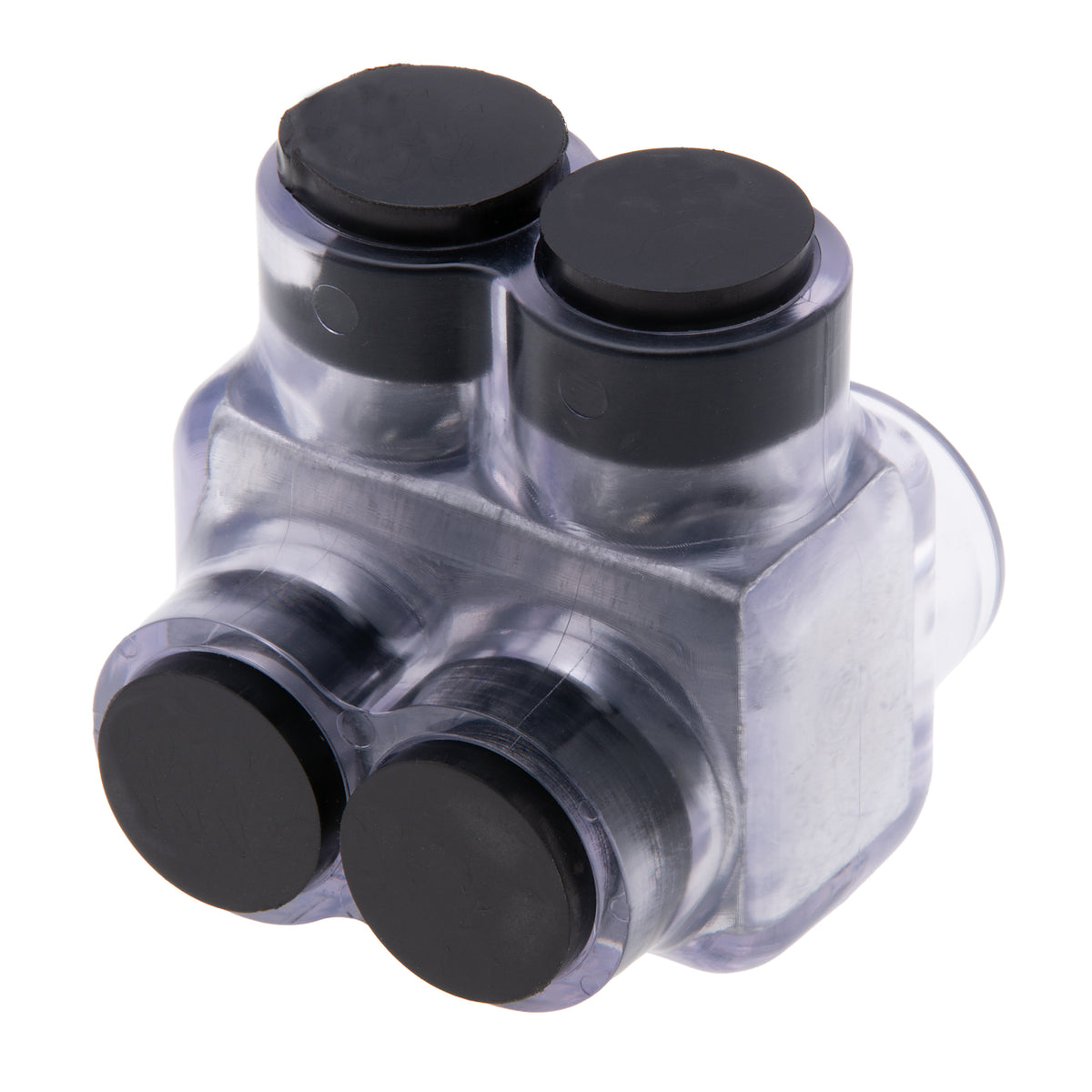 NSI IT-1/0CB Polaris 2-Port Clear Multi-Tap Pre-Insulated Connector, 1/0-14 AWG - Edmondson Supply