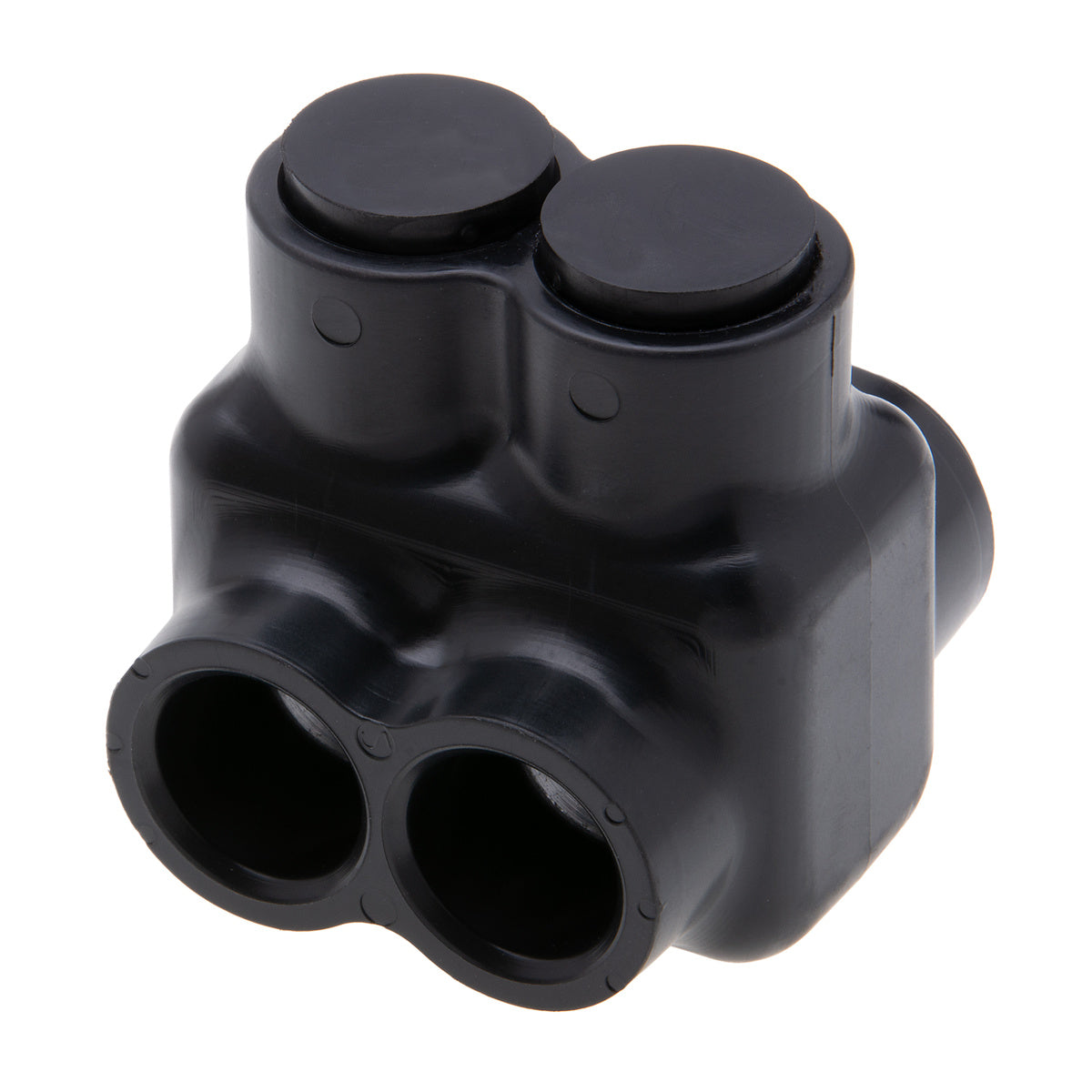 NSI Polaris IT-1/0 2-Port Black Multi-Tap Pre-Insulated Connector, 1/0 – 6 AWG - Edmondson Supply
