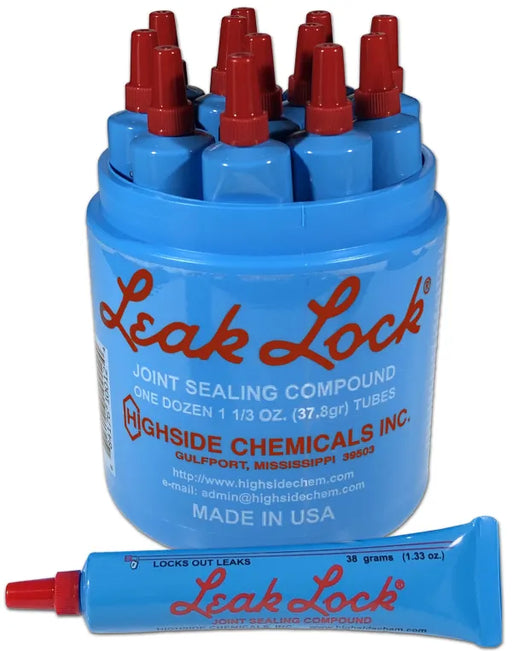 Supco Highside Chemicals HS10001 Leak Lock Pipe Joint Sealant, (1) 1-1/3 oz. Tube - Edmondson Supply