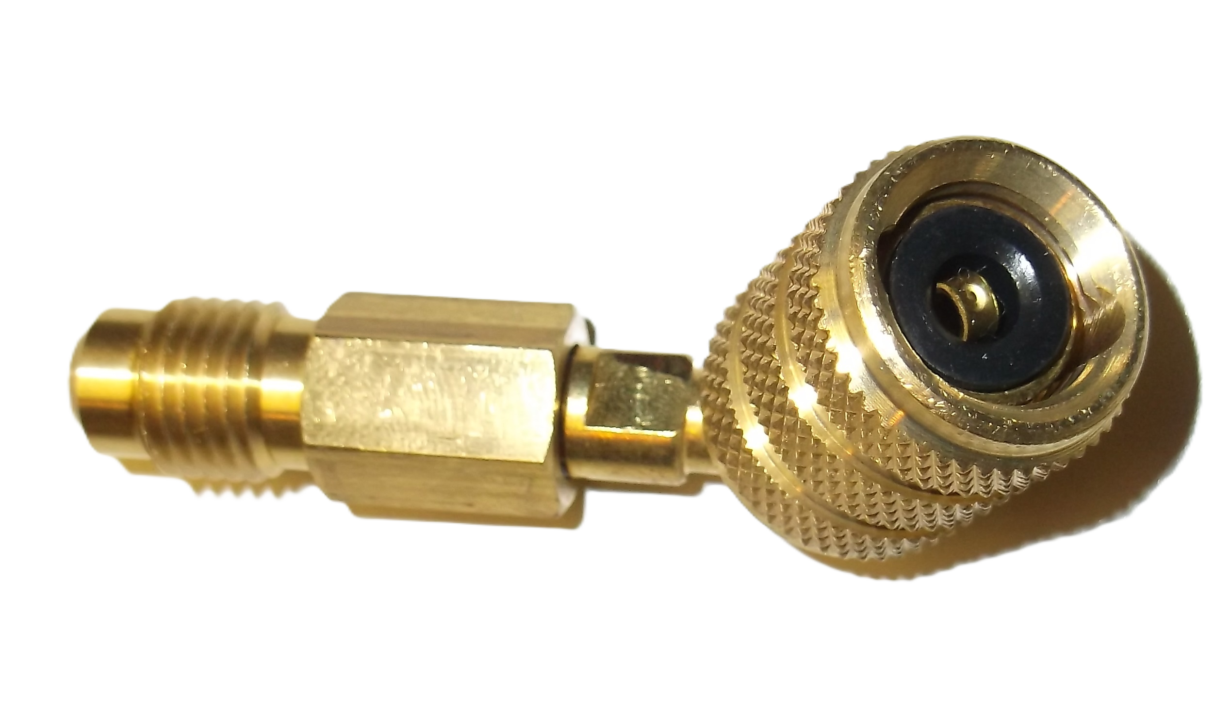 MA-Line MA-33101 45° Brass Adapter – 5/16" SAE Female x 1/4" SAE Male - Edmondson Supply
