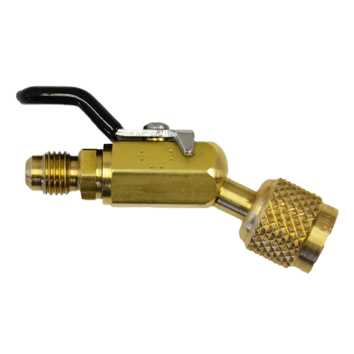 JB Industries MBV4-LH-01 1/4" A2L Mini Ball Valve (1 pack) with Reverse-Thread - Edmondson Supply