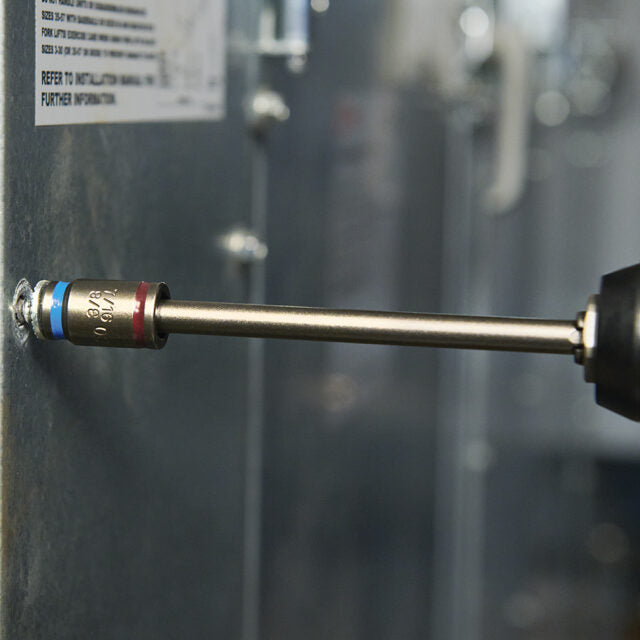 Malco Tools MSHXLC3 Malco C-RHEX® Cleanable – Reversible – Magnetic Hex Driver – 3/8″ & 7/16″ socket with 6″ shaft length - Edmondson Supply