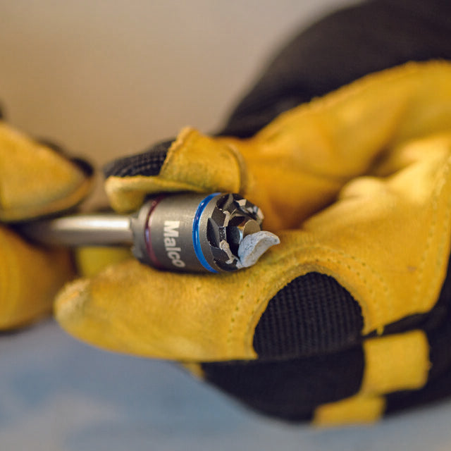 Malco Tools MSHXLCST3 Malco C-RHEX® Sawtooth Cleanable – Reversible – Magnetic Hex Driver (3/8″ & 7/16″) – 6” Shaft Length - Edmondson Supply