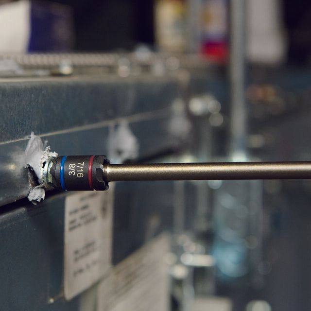 Malco Tools MSHXLCST3 Malco C-RHEX® Sawtooth Cleanable – Reversible – Magnetic Hex Driver (3/8″ & 7/16″) – 6” Shaft Length - Edmondson Supply