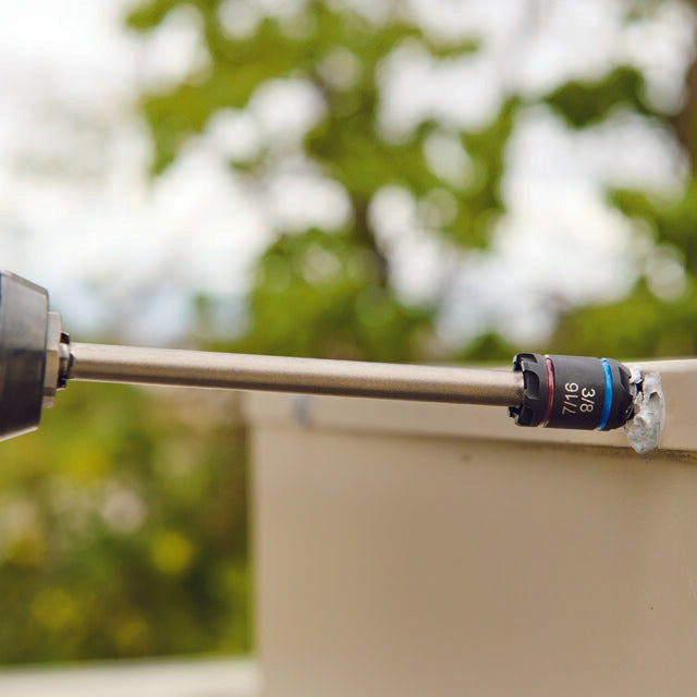 Malco Tools MSHXLCST3 Malco C-RHEX® Sawtooth Cleanable – Reversible – Magnetic Hex Driver (3/8″ & 7/16″) – 6” Shaft Length - Edmondson Supply