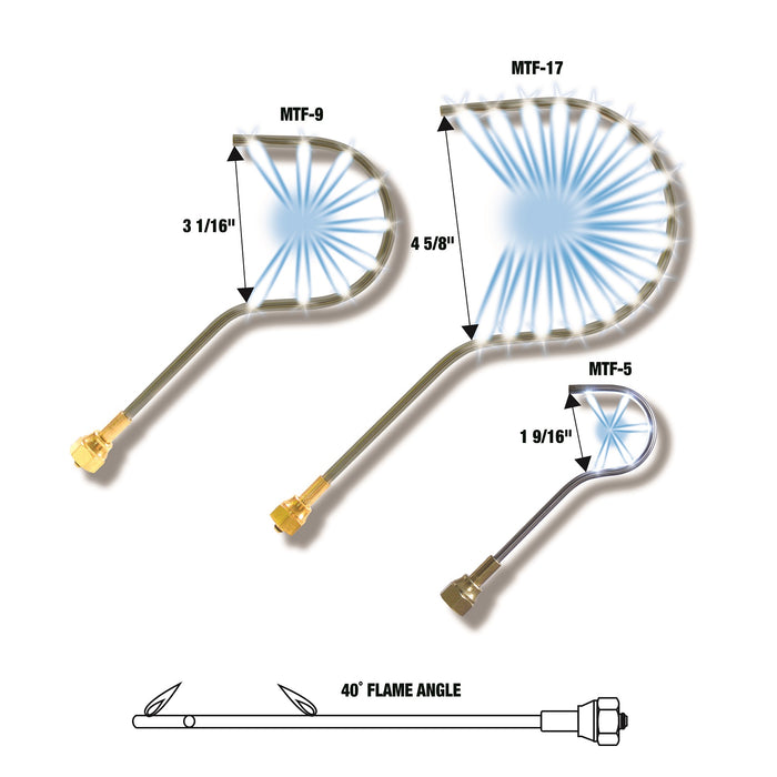 Uniweld MTF-9 Cap’n Hook® Oxyacetylene Welding & Brazing Tip - Edmondson Supply