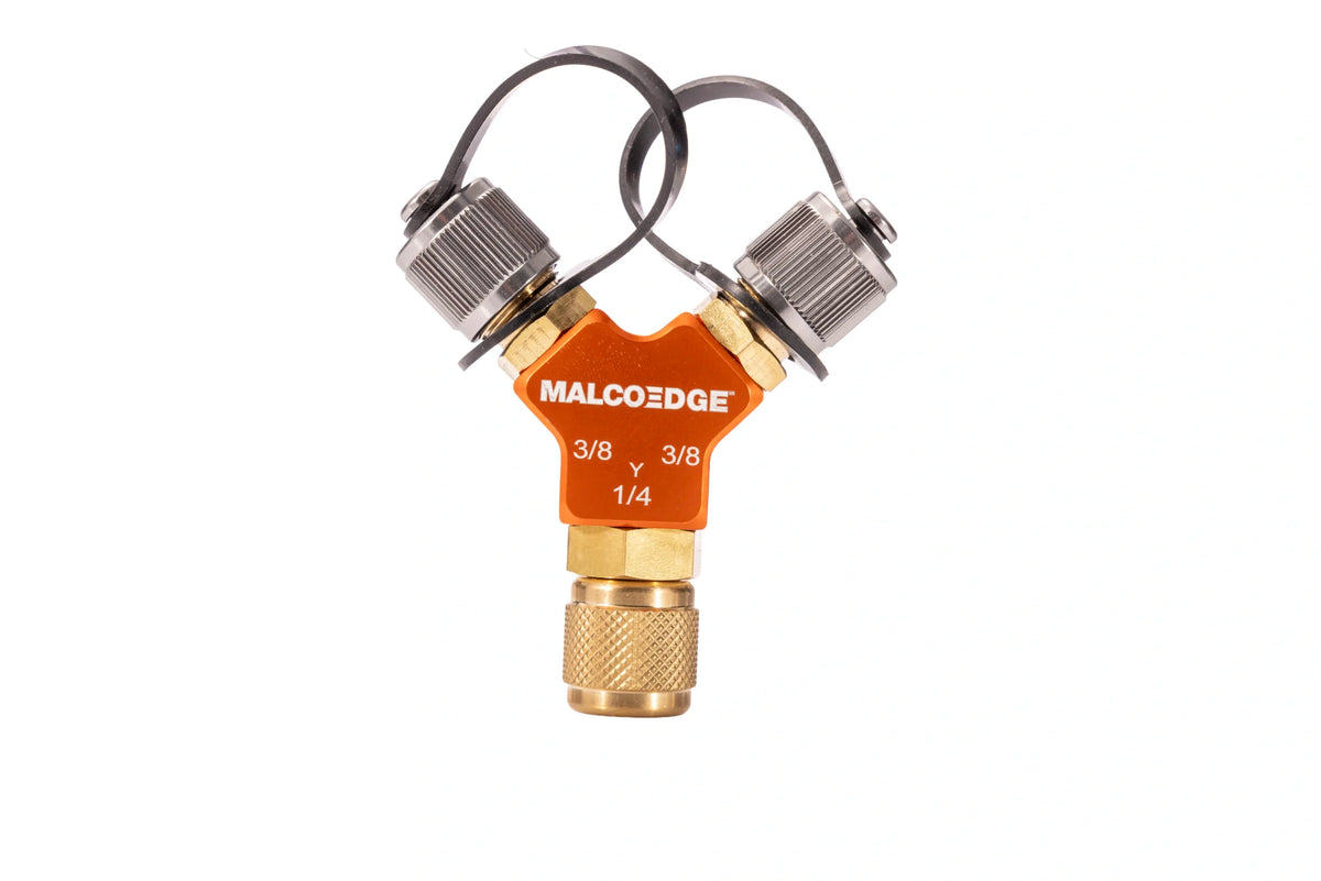 Malco Tools HFY14 MalcoEdge™ Hi-Flow Y Branch 1/4″ x 3/8″ x 3/8″ - Edmondson Supply