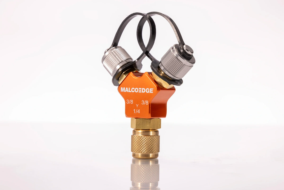 Malco Tools HFY14 MalcoEdge™ Hi-Flow Y Branch 1/4″ x 3/8″ x 3/8″ - Edmondson Supply