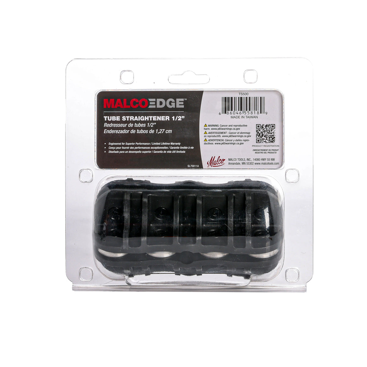 Malco Tools TS500 MalcoEdge™ Tube Straightener for 1/2" Tubing - Edmondson Supply