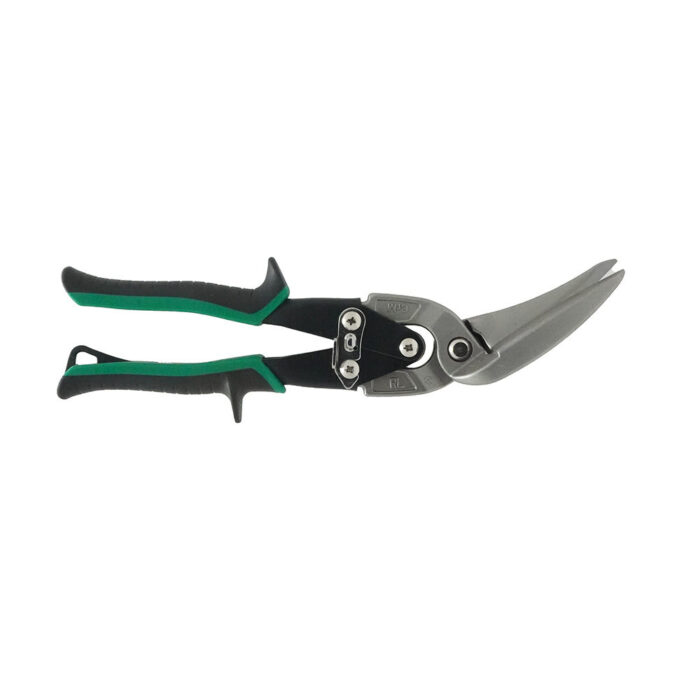 Malco Tools AV73 Malco Long Cut AVs® Metal Cutting Snip, Right Offset, 2-1/4″ Cut Length – Green Grip - Edmondson Supply