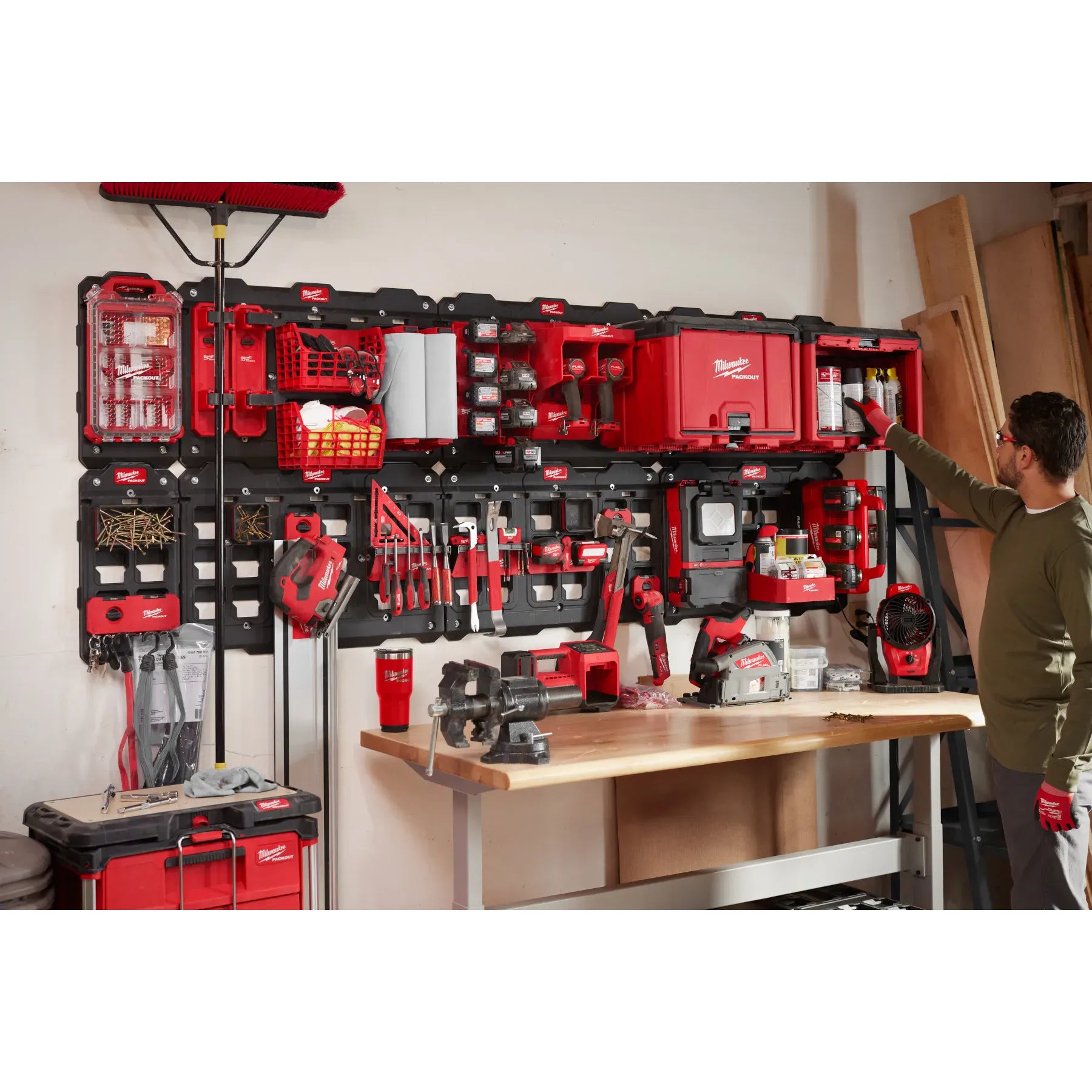 Milwaukee 48-22-8342 PACKOUT™ Compact Wall Basket - Edmondson Supply