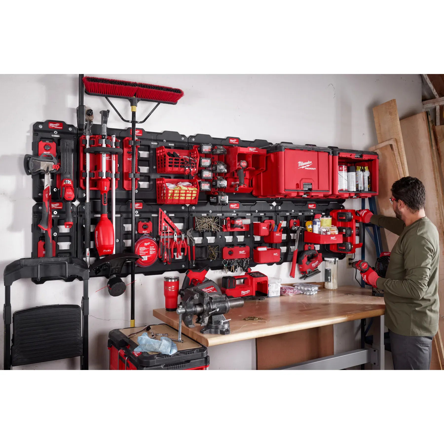 Milwaukee 48-22-8342 PACKOUT™ Compact Wall Basket - Edmondson Supply