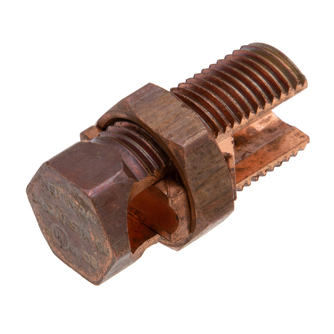 NSI N-2/0 Copper Split Bolt - Edmondson Supply