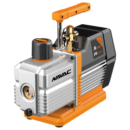 NAVAC NP5DP 5 CFM 2-Stage Vacuum Pump, PRO Series - Edmondson Supply