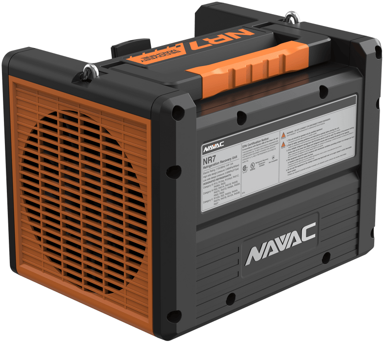 NAVAC NR7 Dual-Cylinder Brushless DC Refrigerant Recovery Unit, Pro Series - Edmondson Supply