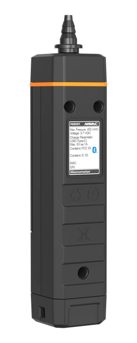NAVAC NSM1K2 Bluetooth Manometer with Digital Display (2-pack) - Edmondson Supply
