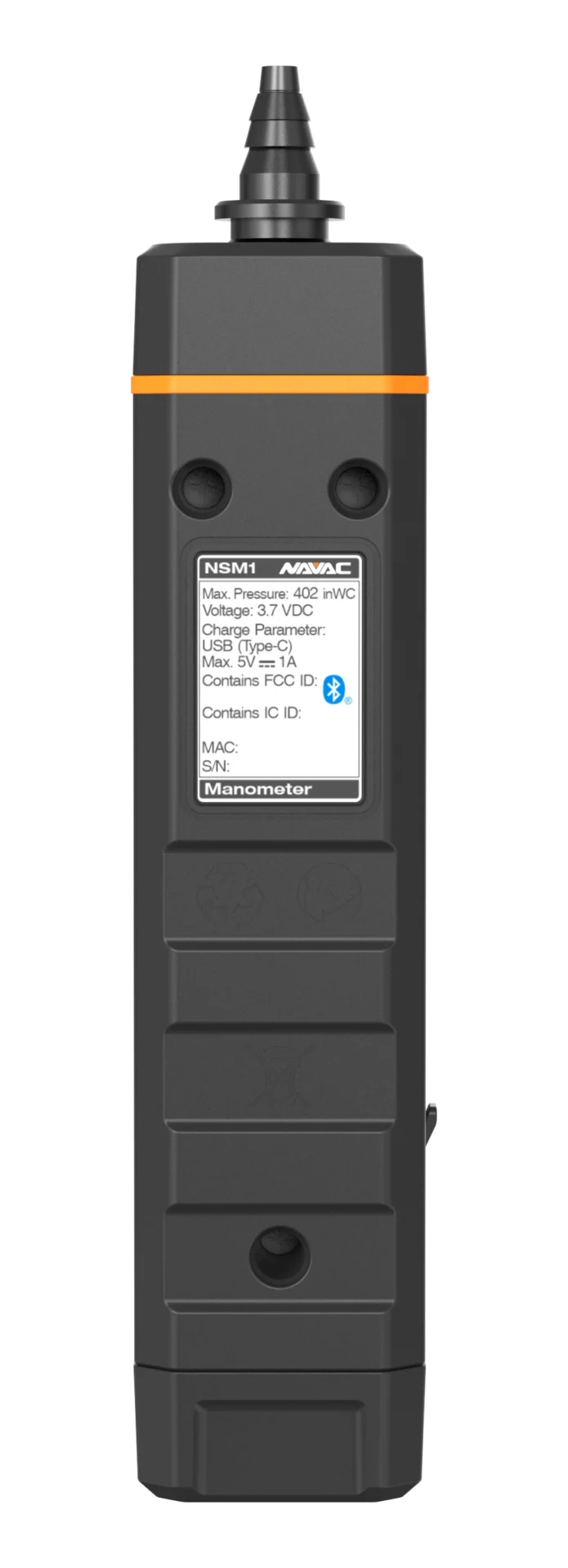 NAVAC NSM1K2 Bluetooth Manometer with Digital Display (2-pack) - Edmondson Supply