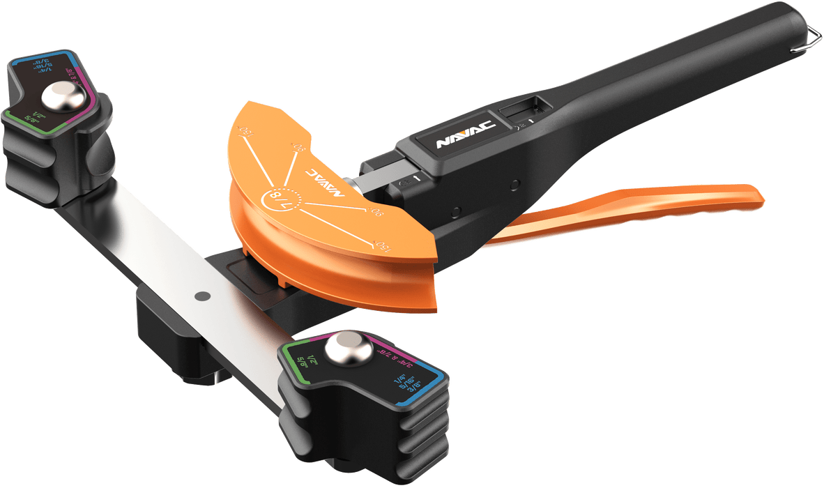 NAVAC NTB7 Ratcheting Tube Bender Kit, 1/4" to 7/8" O.D. - Edmondson Supply