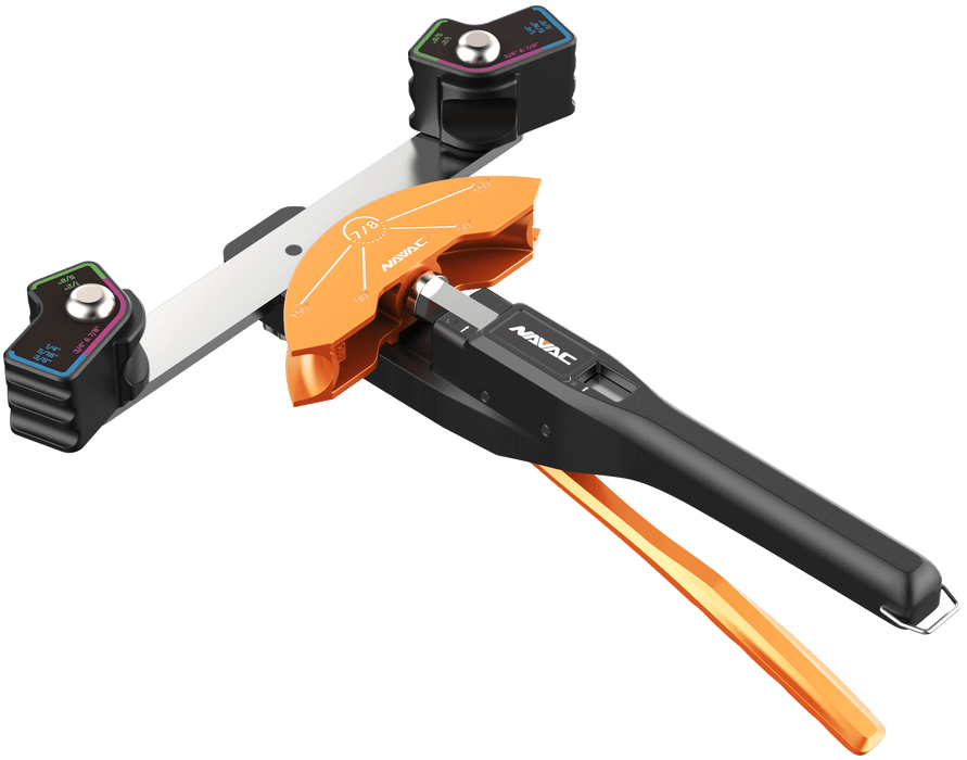 NAVAC NTB7 Ratcheting Tube Bender Kit, 1/4" to 7/8" O.D. - Edmondson Supply