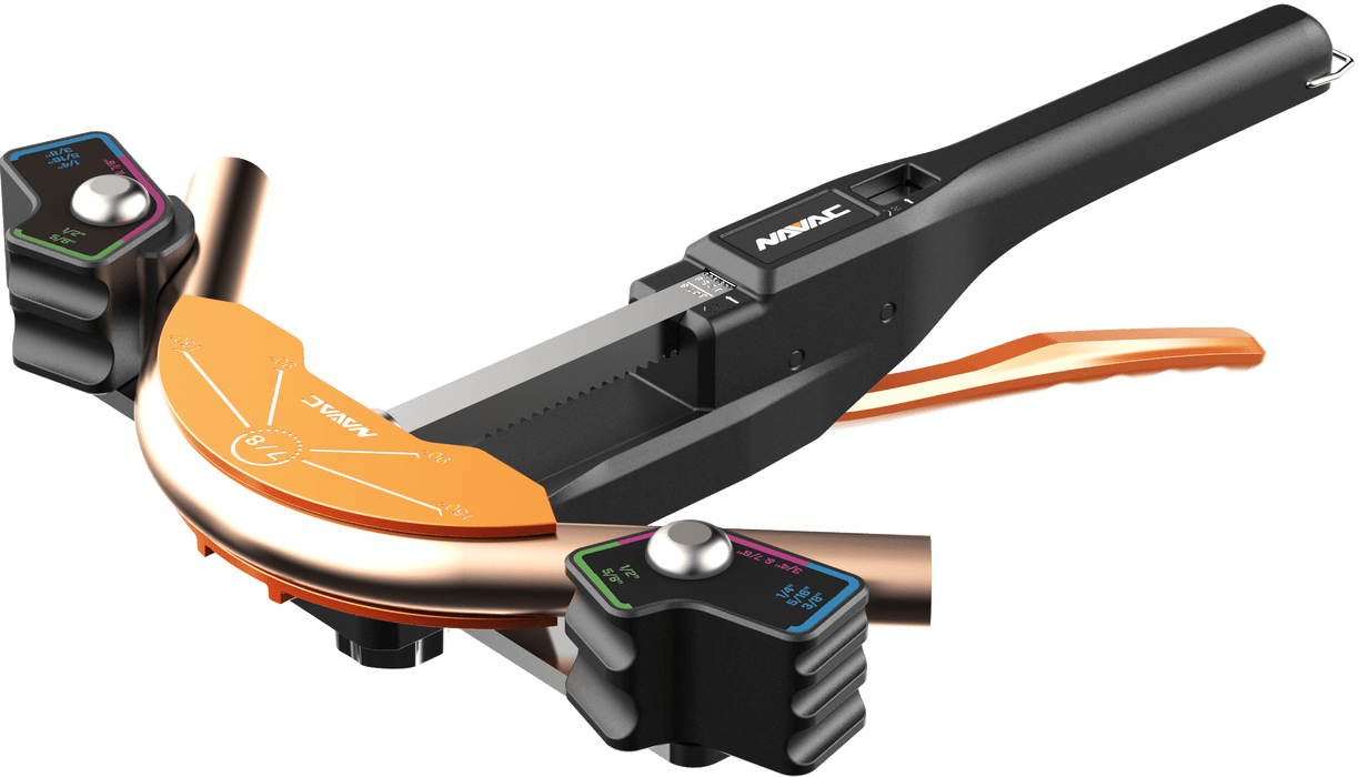 NAVAC NTB7 Ratcheting Tube Bender Kit, 1/4" to 7/8" O.D. - Edmondson Supply