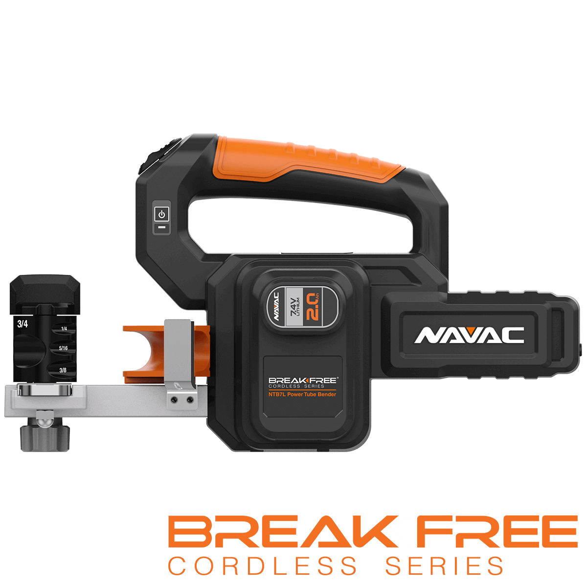 NAVAC NTB7L BreakFree® Power Tube Bender Kit, 1/4" to 7/8" O.D. - Edmondson Supply