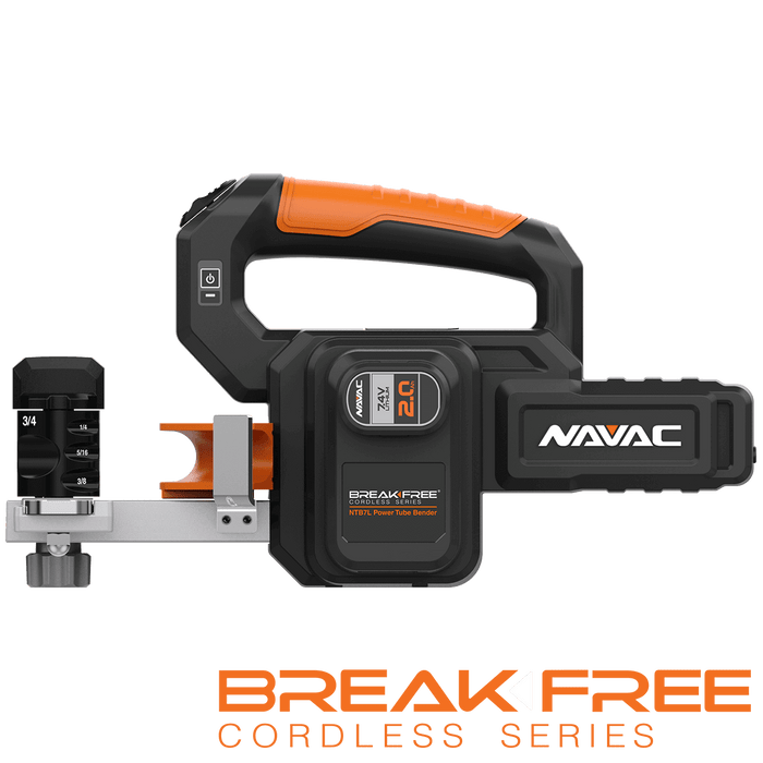 NAVAC NTB7L BreakFree® Power Tube Bender Kit, 1/4" to 7/8" O.D. - Edmondson Supply