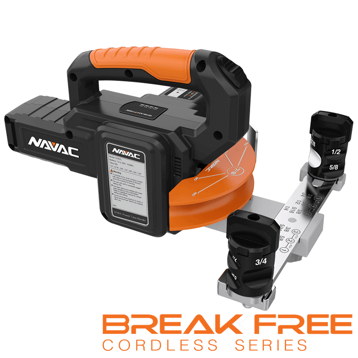 NAVAC NTB7L BreakFree® Power Tube Bender Kit, 1/4" to 7/8" O.D. - Edmondson Supply
