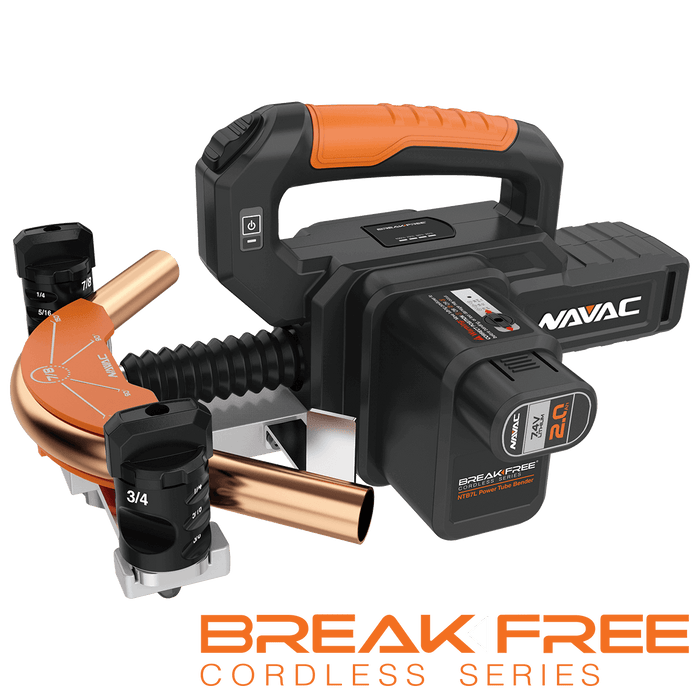 NAVAC NTB7L BreakFree® Power Tube Bender Kit, 1/4" to 7/8" O.D. - Edmondson Supply