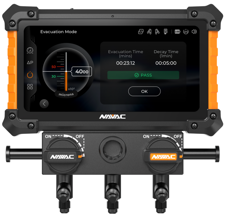 NAVAC NX1GV NEXUS™ 2 Digital Manifold Gauge (Vacuum Gauge Included) - Edmondson Supply