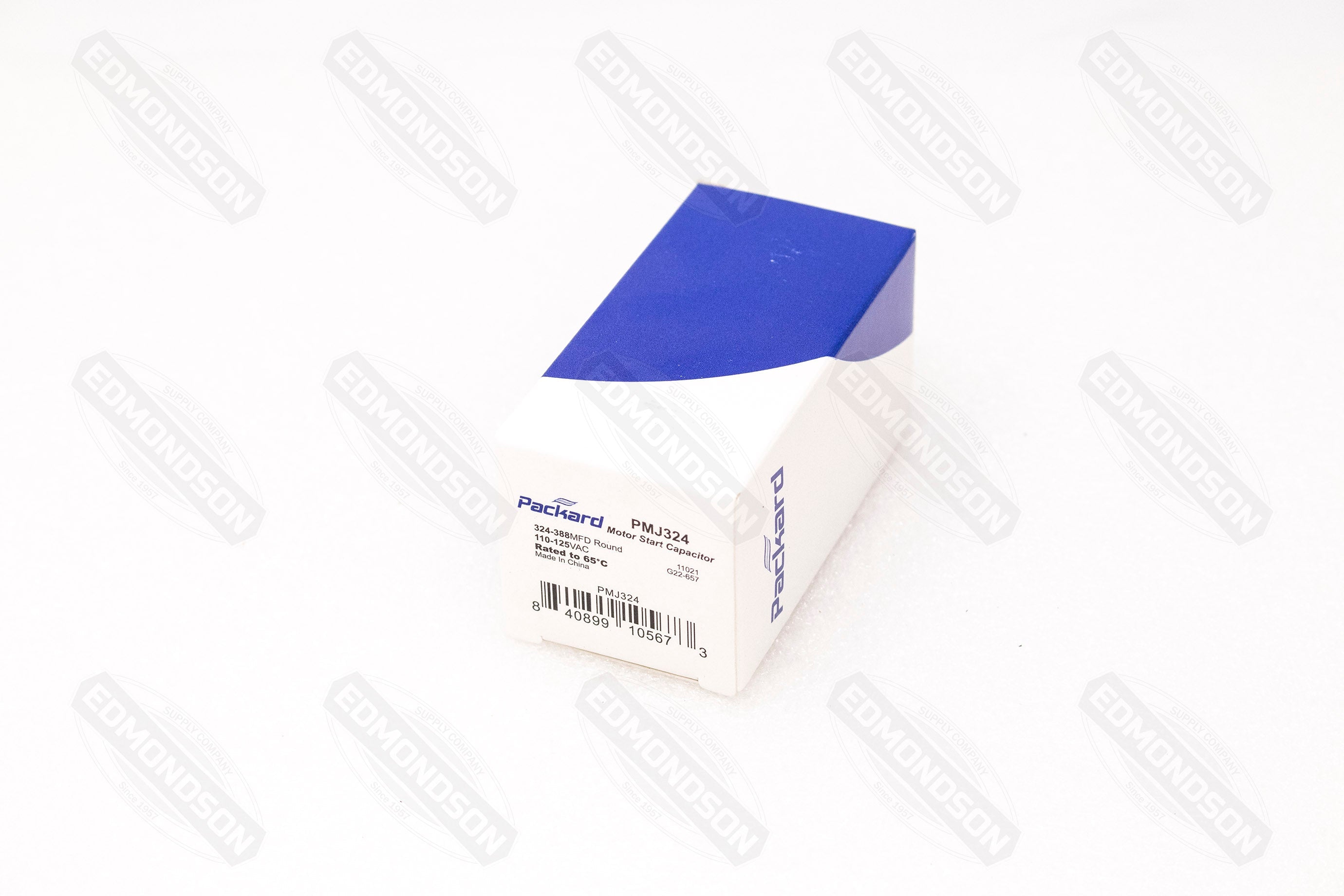Packard PMJ324 Motor Start Capacitor 324-388 MFD 110-125 VAC - Edmondson Supply