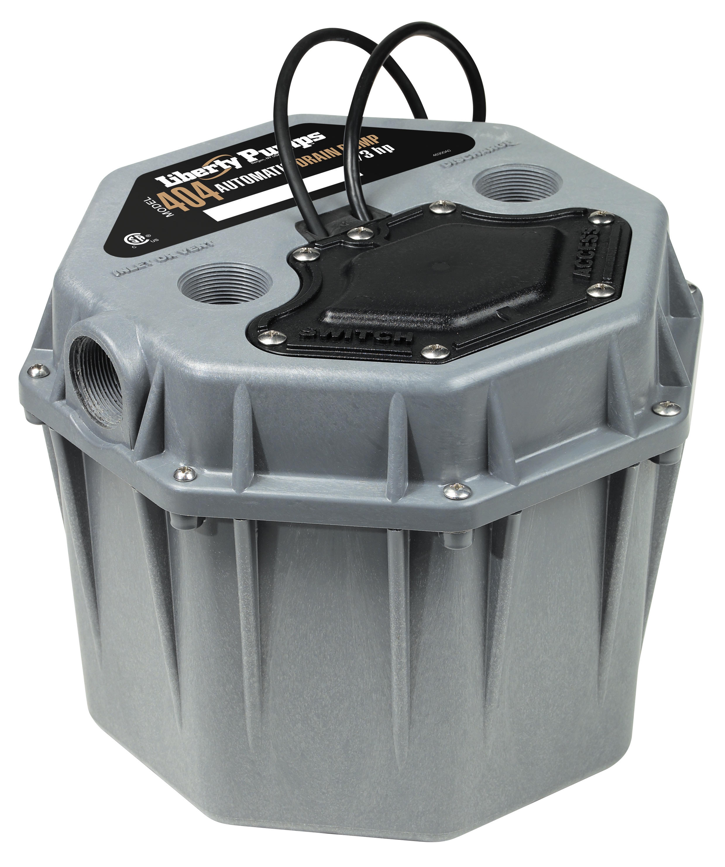 Liberty Pumps 404 1/3 hp Compact/Low Profile Drain Pump - Edmondson Supply
